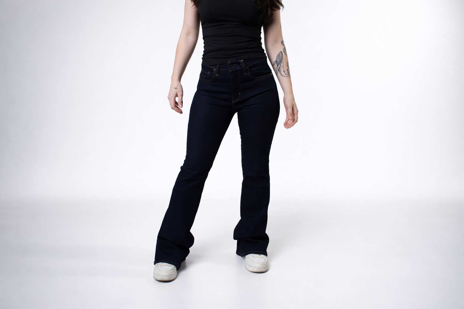 Jean 726 High-Rise Flare (0123)