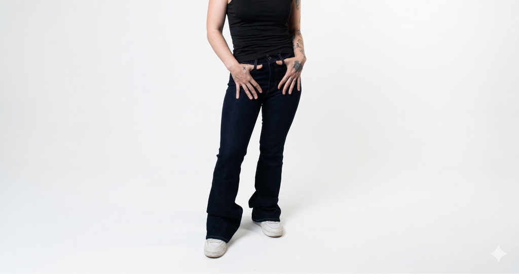 Jean 726 High-Rise Flare (0123)